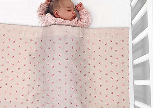 KASSY POP Baby Cotton Flannel Wrapping Sheets Blankets Swaddles (0-1.5 Years), Pack of 4 - Star and Moon Print