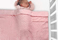 Kassy Pop Bubble Fleece Multipurpose Receiving Blanket Wrapping Sheet - Pink