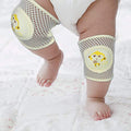Kassy Pop Baby Cotton Crawling Anti-Slip Knee Pads - Yellow