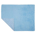 Kassy Pop Bubble Fleece Multipurpose Receiving Blanket Wrapping Sheet - Blue