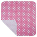 KASSY POP Baby Cotton Flannel Wrapping Sheets Blankets Swaddles (0-1.5 Years), Pack of 4 - Flower and Heart Print