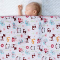 Kassy Pop Baby Baby Plush Microfiber Fleece Blankets for 0-2 Years, 30 x 40 inches - Animal Print