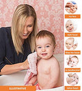 Kassy Pop Muslin Baby Face Towel, Square Wipes, 10x10-inches, 0-18 Months (Pink) - Pack of 5