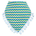 KASSY POP Baby Absorbing Bandana Drool Bibs (Adjustable Size), Set of 2 - Tassel Print
