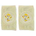 Kassy Pop Baby Cotton Crawling Anti-Slip Knee Pads - Yellow