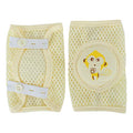 Kassy Pop Baby Cotton Crawling Anti-Slip Knee Pads - Yellow