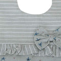KASSY POP Baby Frock Bibs. Adjustable Size, Soft Material, Super Absorbing 1pc - Stripes Printed