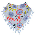 KASSY POP Baby Absorbing Bandana Drool Bibs (Adjustable Size), Set of 2 - Tassel Print