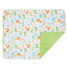 Kassy Pop Baby Baby Plush Microfiber Fleece Blankets for 0-2 Years, 30 x 40 inches - Giraffe Print ABC