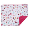 Kassy Pop Baby Baby Plush Microfiber Fleece Blankets for 0-2 Years, 30 x 40 inches - Animal Print