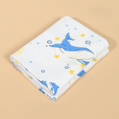 KASSY POP New Born Wrapping Cloth - Pack of 3 | Ultra Soft Baby cum Wash towel | 6 Layer Cotton | Reusable Towel for Baby | 85cm X 85cm - Multi Prints