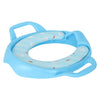 Kassy Pop Baby Potty Training Seat Cover with Cushions and Handle - Blue Printed