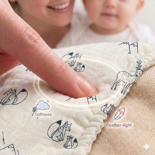 Kassy pop Cotton Cloth Reusable Diaper for Babies with One Piece 3-Layer Microfiber Insert (0-36 Months) - Squirrel Print