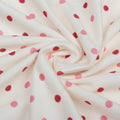 Kassy Pop Double Layer Minky Multipurpose Receiving Blanket Wrapping Sheet - Red Dots