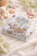 Kassy Pop 100% Bamboo Cotton Baby Swaddle Wrap Cum Receiving Blanket, 110x110 cm - Jungle Print 5