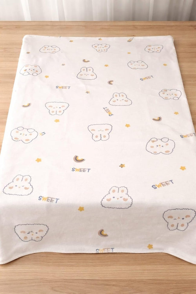 KASSY POP New Born Wrapping Cloth - Pack of 3 | Ultra Soft Baby cum Wash towel | 6 Layer Cotton | Reusable Towel for Baby | 83cm X 83cm - Multi Prints