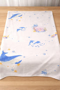 KASSY POP New Born Wrapping Cloth - Pack of 3 | Ultra Soft Baby cum Wash towel | 6 Layer Cotton | Reusable Towel for Baby | 83cm X 83cm - Multi Prints