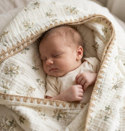 Kassy Pop Quilts Crib Blanket Baby Wrap Receiving Wrap Infant Cover Bedding Breathable Swaddles Infant Bedding Crib , 100x100 cm - Cream