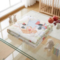 Kassy Pop 100% Bamboo Cotton Baby Swaddle Wrap Cum Receiving Blanket, 110x110 cm - Jungle Print 1