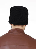 Kassy Pop Men's and Women's Knitted Wool Beanie Cap, Free Size - Black