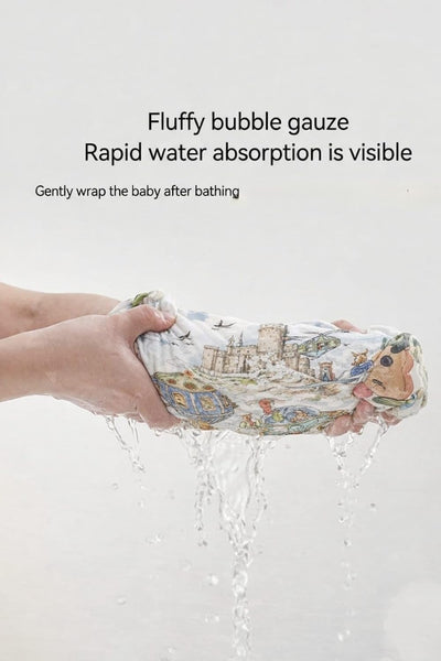 Kassy Pop 100% Bamboo Cotton Baby Swaddle Wrap Cum Receiving Blanket, 110x110 cm - Jungle Print 3