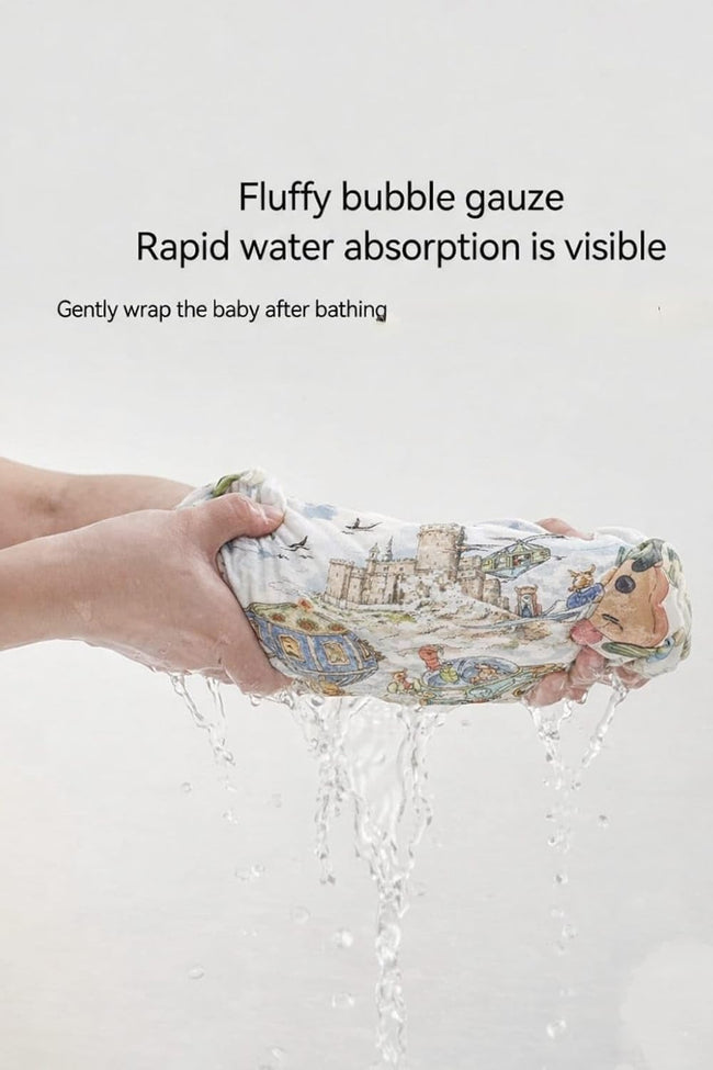 Kassy Pop 100% Bamboo Cotton Baby Swaddle Wrap Cum Receiving Blanket, 110x110 cm - Jungle Print 3