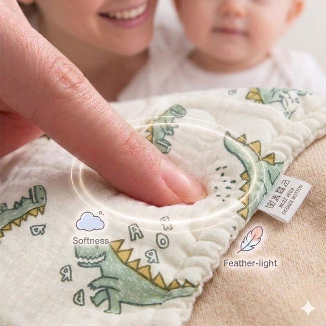 Kassy pop Cotton Cloth Reusable Diaper for Babies with One Piece 3-Layer Microfiber Insert (0-36 Months) - Dino Print