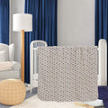 Kassy Pop Double Layer Minky Multipurpose Receiving Blanket Wrapping Sheet - Blue Dots