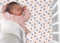 KASSY POP Baby Cotton Flannel Wrapping Sheets Blankets Swaddles (0-1.5 Years), Pack of 4 - Ball and Anchor Print