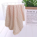 Kassy Pop Double Layer Minky Multipurpose Receiving Blanket Wrapping Sheet - Red Dots