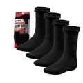 Kassy Pop Unisex Thermal Insulated Woolen Socks, Free Size, 2 Pairs - Black