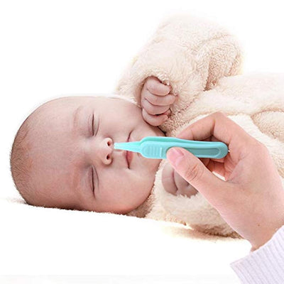 Kassy Pop 4-in-1 Baby Manicure Grooming Kit Set with Baby Nail, Scissor, File, and Tweezer - Blue
