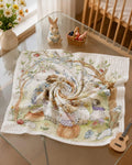 Kassy Pop 100% Bamboo Cotton Baby Swaddle Wrap Cum Receiving Blanket, 110x110 cm - Jungle Print 6