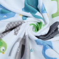 Kassy Pop Baby Baby Plush Microfiber Fleece Blankets for 0-2 Years, 30 x 40 inches - Elephant Print