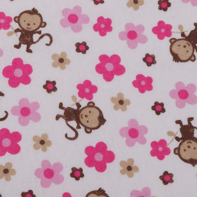 KASSY POP Baby Cotton Flannel Wrapping Sheets Blankets Swaddles (0-1.5 Years), Pack of 4 - Animal Print