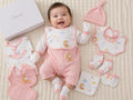 KASSY POP Newborn Baby Cotton 21pcs Clothing Set with Gift Box Pack - Pink