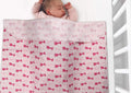 KASSY POP Baby Cotton Flannel Wrapping Sheets Blankets Swaddles (0-1.5 Years), Pack of 4 - Dots and Zigzag Print