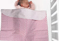 KASSY POP Baby Cotton Flannel Wrapping Sheets Blankets Swaddles (0-1.5 Years), Pack of 4 - Dots and Zigzag Print