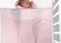 KASSY POP Baby Cotton Flannel Wrapping Sheets Blankets Swaddles (0-1.5 Years), Pack of 4 - Dots and Zigzag Print