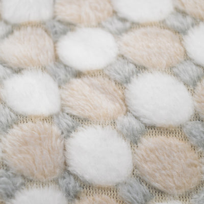 Kassy Pop Soft Fleece Multipurpose Receiving Blanket Wrapping Sheet - Beige
