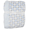 Kassy Pop Soft Fleece Multipurpose Receiving Blanket Wrapping Sheet - Blue
