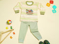 KASSY POP Hit The Road Baby T-shirt and Pajamas Set for Kids - Green