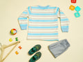 KASSY POP Soccer Champion Baby T-shirt and Pajamas Set for Kids - Blue