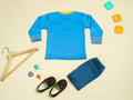 KASSY POP Better Together Baby  T-shirt and Pajamas Set for Kids - Blue
