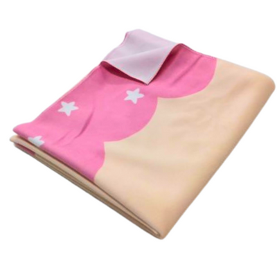 Kassy Pop Soft Fleece Multipurpose Receiving Blanket Wrapping Sheet - Duck Print