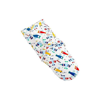 KASSY POP Baby Cotton Swaddle Adjustable Infant Wrap 23 X 23 Inches Baby Swaddle Blanket -  Aeroplane Print