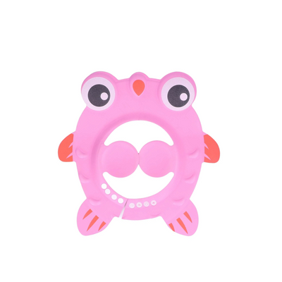 Kassy Pop Adjustable Shower Cap Bath Hat for Baby - Pink