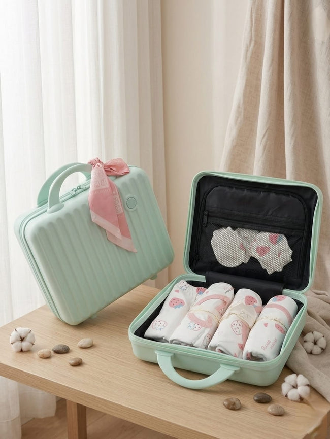 KASSY POP Newborn Baby Cotton 21pcs Clothing Set with Briefcase Pack - Pink