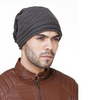 Kassy Pop Men's and Women's Knitted Wool Beanie Cap, Free Size - Grey
