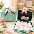 KASSY POP Newborn Baby Cotton 21pcs Clothing Set with Briefcase Pack - Brown